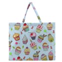 Zipper Large Tote Bag 