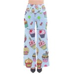 Cupcake Doodle Pattern So Vintage Palazzo Pants