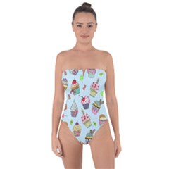 Tie Back One Piece Swimsuit 