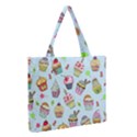 Zipper Medium Tote Bag Front