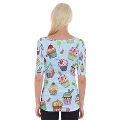 Wide Neckline T-Shirt 