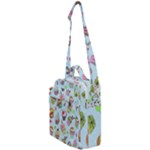 Cupcake Doodle Pattern Crossbody Day Bag