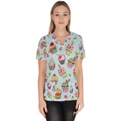 Women s V-Neck Scrub Top 