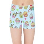 Cupcake Doodle Pattern Kids  Sports Shorts