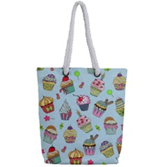 Full Print Rope Handle Tote (Small) 