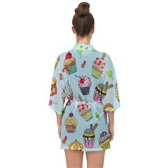 Half Sleeve Chiffon Kimono 