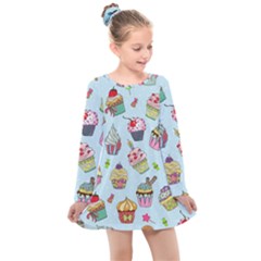 Kids  Long Sleeve Dress 