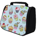 Cupcake Doodle Pattern Full Print Travel Pouch (Big)