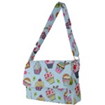 Cupcake Doodle Pattern Full Print Messenger Bag (S)