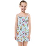 Cupcake Doodle Pattern Kids  Summer Sun Dress