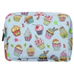 Cupcake Doodle Pattern Make Up Pouch (Medium)