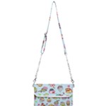 Cupcake Doodle Pattern Mini Crossbody Handbag