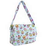 Cupcake Doodle Pattern Courier Bag