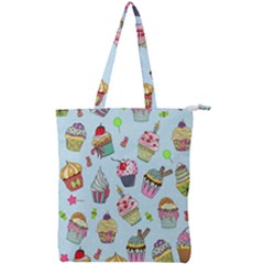 Double Zip Up Tote Bag 