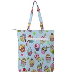 Double Zip Up Tote Bag 