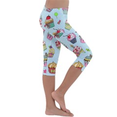 Kids  Lightweight Velour Capri Leggings  