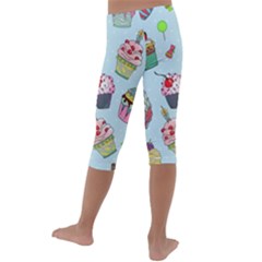 Kids  Lightweight Velour Capri Leggings  