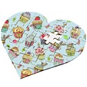 Wooden Puzzle Heart 