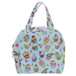 Cupcake Doodle Pattern Boxy Hand Bag