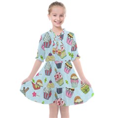 Kids  All Frills Chiffon Dress 