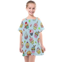 Kids  One Piece Chiffon Dress 