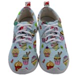 Cupcake Doodle Pattern Mens Athletic Shoes