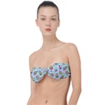 Cupcake Doodle Pattern Classic Bandeau Bikini Top 