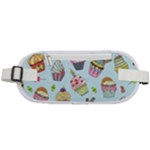 Cupcake Doodle Pattern Rounded Waist Pouch