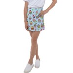 Cupcake Doodle Pattern Kids  Tennis Skirt