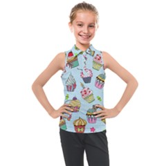 Kids  Sleeveless Polo T-Shirt 