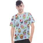 Cupcake Doodle Pattern Men s Sport Top