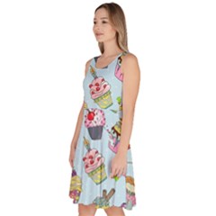 Knee Length Skater Dress With Pockets 