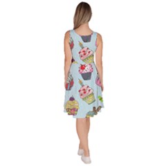 Knee Length Skater Dress With Pockets 