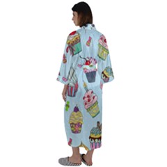 Maxi Satin Kimono 