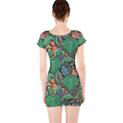 Short Sleeve Bodycon Dress Back