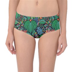 Mid-Waist Bikini Bottoms 