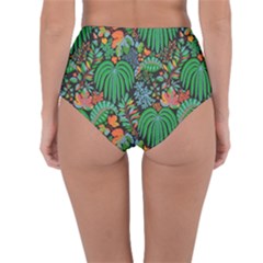 Reversible High-Waist Bikini Bottoms 