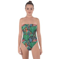 Tie Back One Piece Swimsuit 