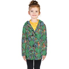 Kids  Double Breasted Button Coat 