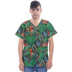 Men s V-Neck Scrub Top 