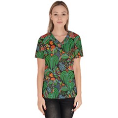 Women s V-Neck Scrub Top 