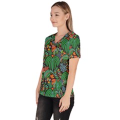 Women s V-Neck Scrub Top 