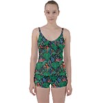 14 Tie Front Two Piece Tankini