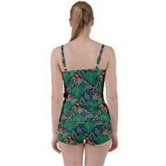 Tie Front Two Piece Tankini 