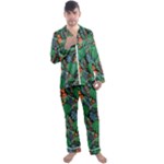 14 Men s Satin Pajamas Long Pants Set