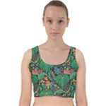 14 Velvet Racer Back Crop Top