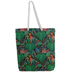 Full Print Rope Handle Tote (Large) 