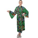 14 Maxi Velour Kimono