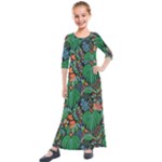 14 Kids  Quarter Sleeve Maxi Dress