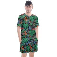 Men s Mesh T-Shirt and Shorts Set 